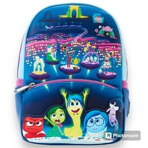 Loungefly Inside Out Control Panel Glow Mini Backpack